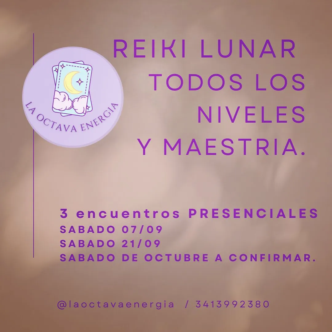 Reiki Lunar - Todos los niveles y maestrías